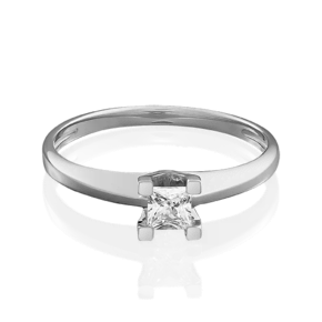 Помолвочное кольцо из белого золота с бриллиантом 01-4978-00-101-1120-30