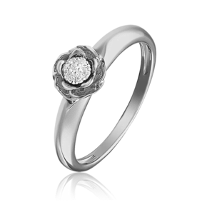 Кольцо из белого золота c бриллиантами 01-4982-00-101-1120-30
