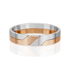 Обручальное кольцо из комбинированного золота 01-5687-00-000-1111