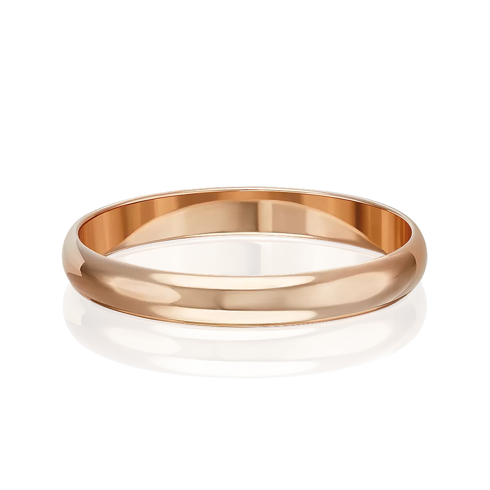 Обручальное кольцо из красного золота 01-3917-00-000-1110-11