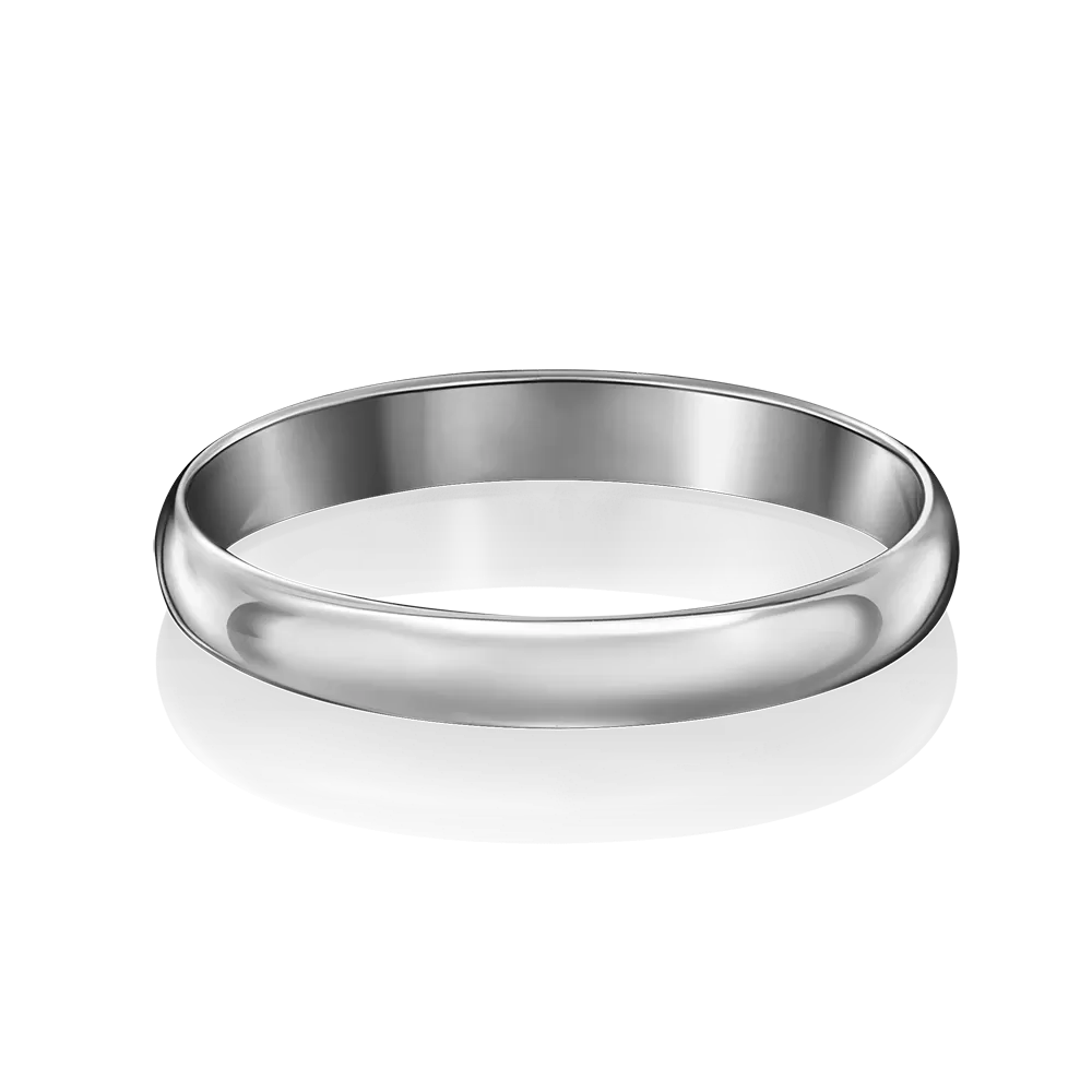 Обручальное кольцо из белого золота 01-3918-00-000-1120-11