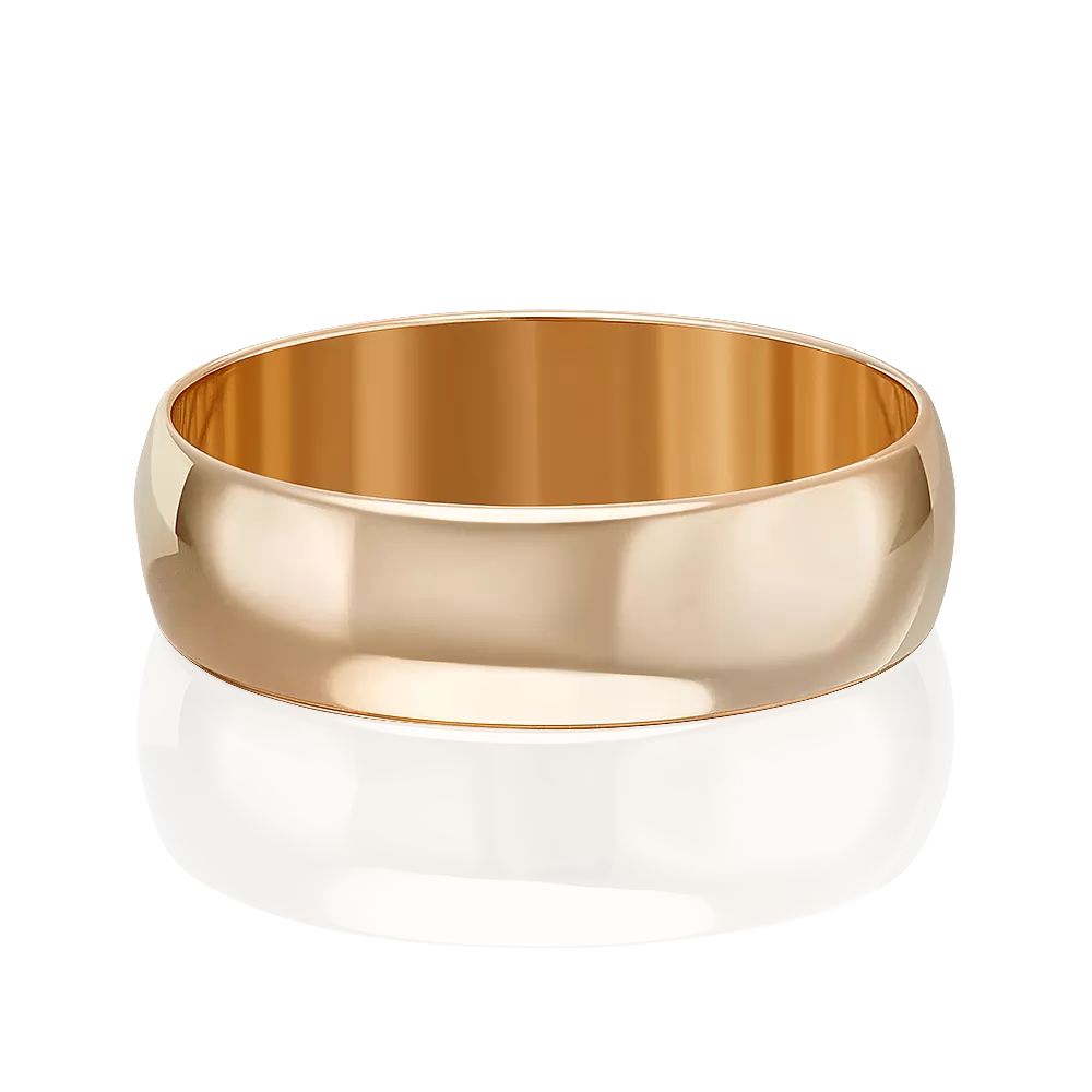 Обручальное кольцо из красного золота 01-3927-00-000-1110-11