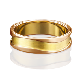 Обручальное кольцо из комбинированного золота 01-4792-00-000-1113-54