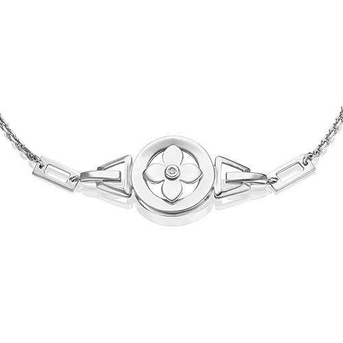 Браслет из белого золота с бриллиантом 05-0735-00-101-1120