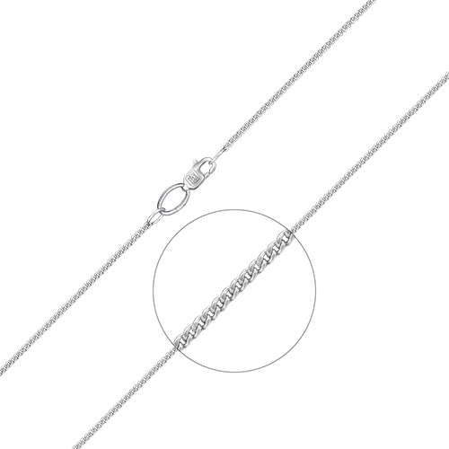Цепь из серебра (плетение панцирное) 21-0131-040-0200-73
