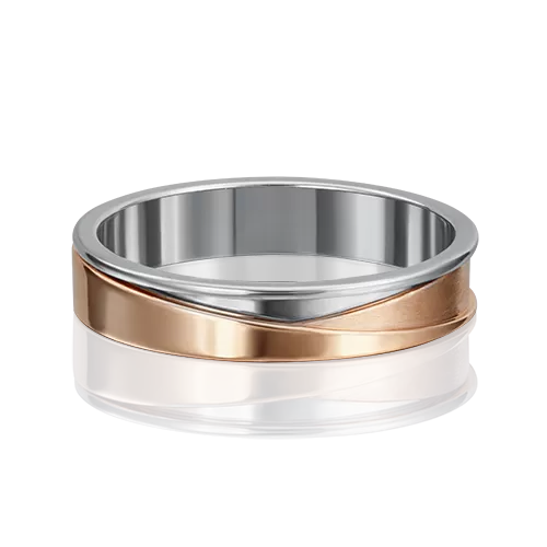 Обручальное кольцо из комбинированного золота 01-5193-00-000-1111-39