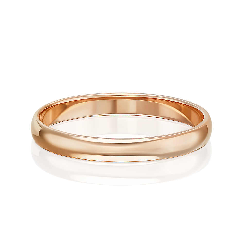 Обручальное кольцо из красного золота 01-2424-00-000-1110-11