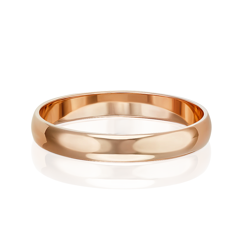 Обручальное кольцо из красного золота 01-2426-00-000-1110-11