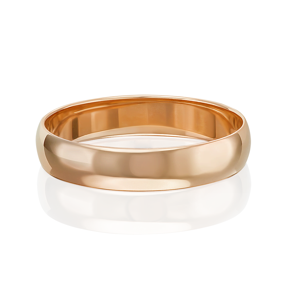 Обручальное кольцо из красного золота 01-2428-00-000-1110-11
