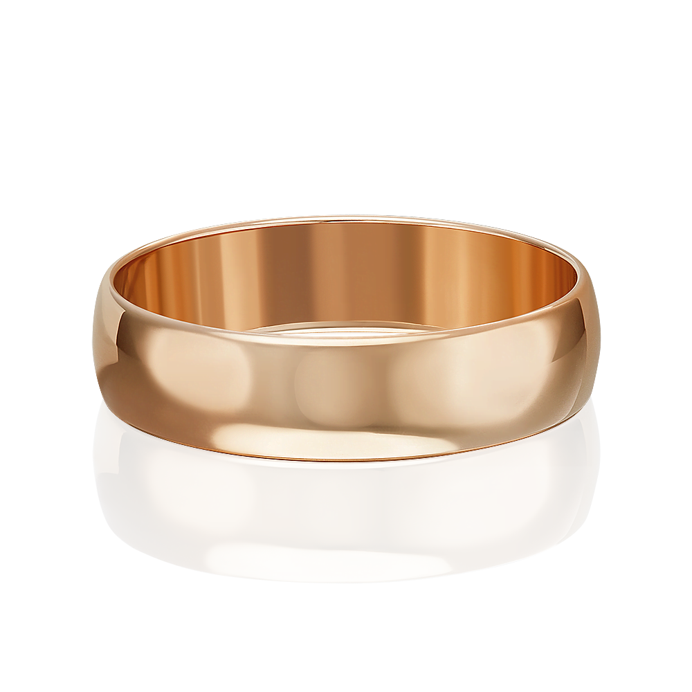 Обручальное кольцо из красного золота 01-2430-00-000-1110-11