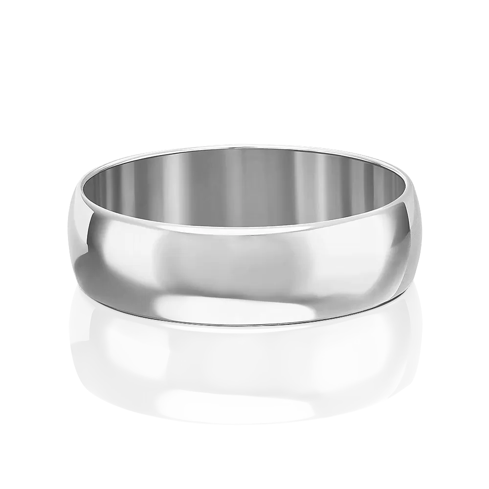 Обручальное кольцо из белого золота 01-2433-00-000-1120-11