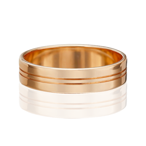 Обручальное кольцо из красного золота 01-3253-00-000-1110-18