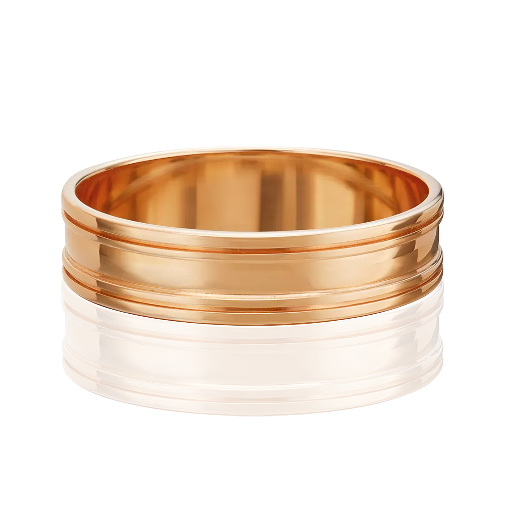 Обручальное кольцо из красного золота 01-3265-00-000-1110-18