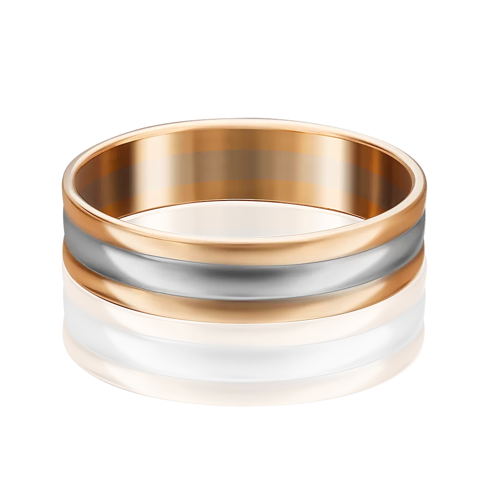 Обручальное кольцо из комбинированного золота 01-3267-00-000-1111-39