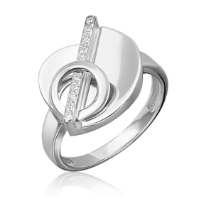Кольцо из серебра с фианитом 01-5634-00-401-0200
