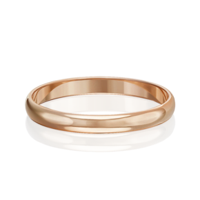 Обручальное кольцо из красного золота 01-3915-00-000-1110-11