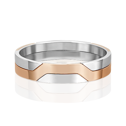 Обручальное кольцо из комбинированного золота 01-5688-00-000-1111