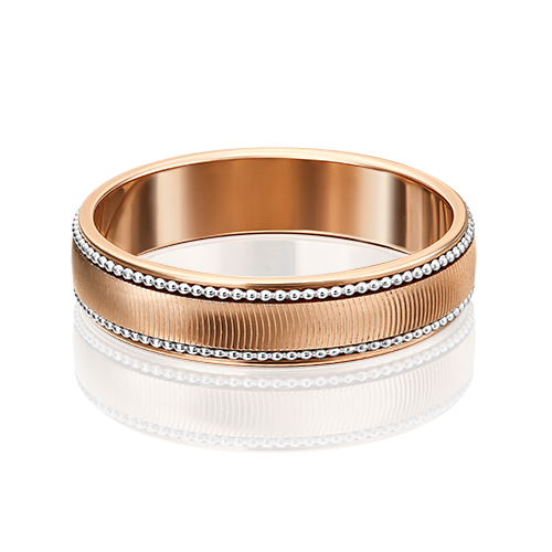 Обручальное кольцо из комбинированного золота 01-5318-00-000-1111-39