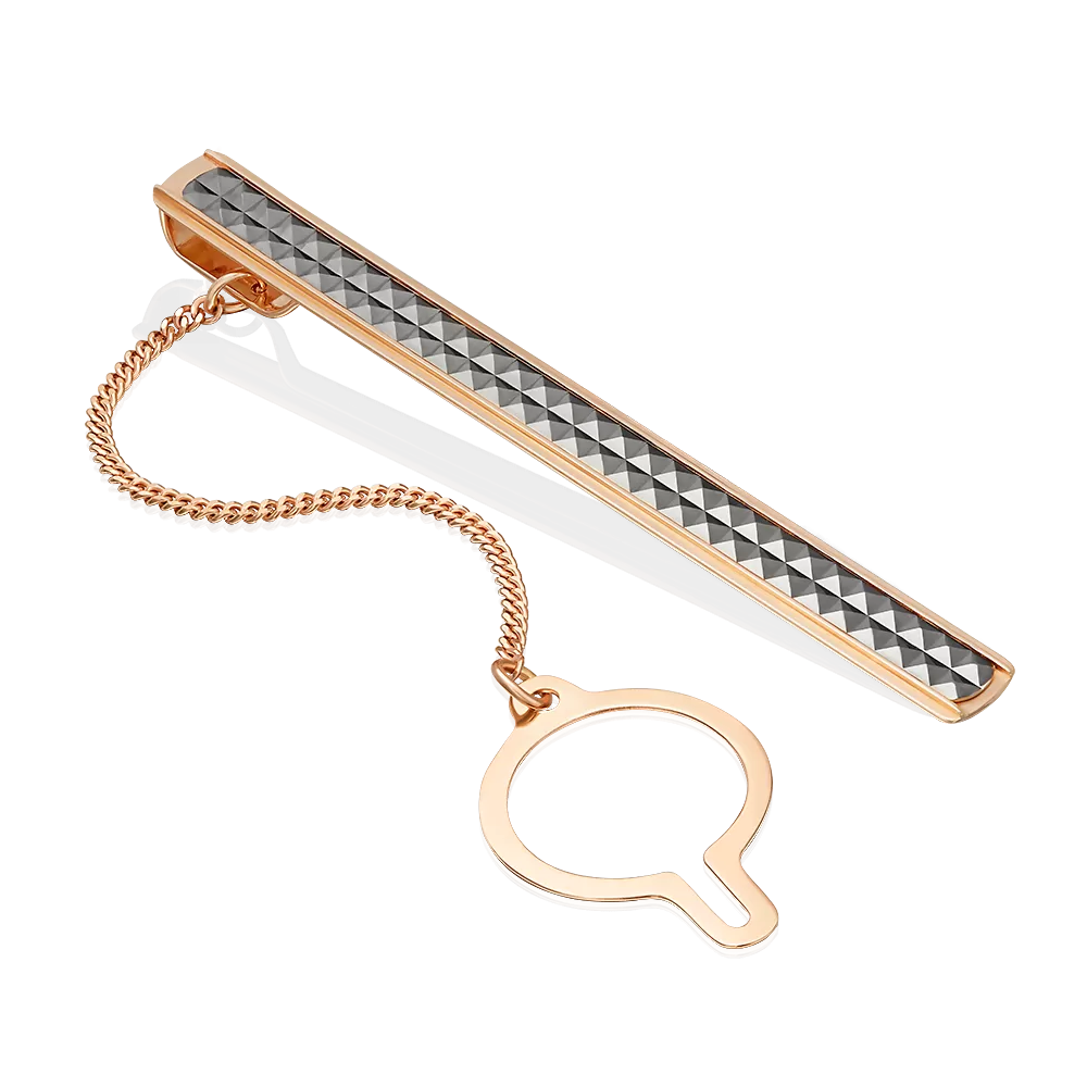 Зажим для галстука из комбинированного золота 09-0048-00-000-1111-04