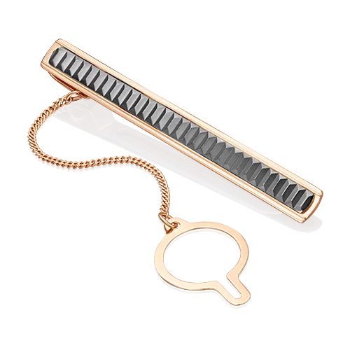 Зажим для галстука из комбинированного золота 09-0049-00-000-1111-04