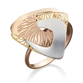 Кольцо из комбинированного золота 01-5015-00-000-1140-48