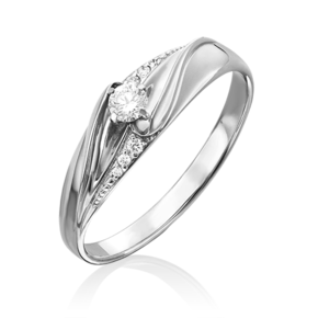 Кольцо из белого золота c бриллиантами 01-4962-00-101-1120-30