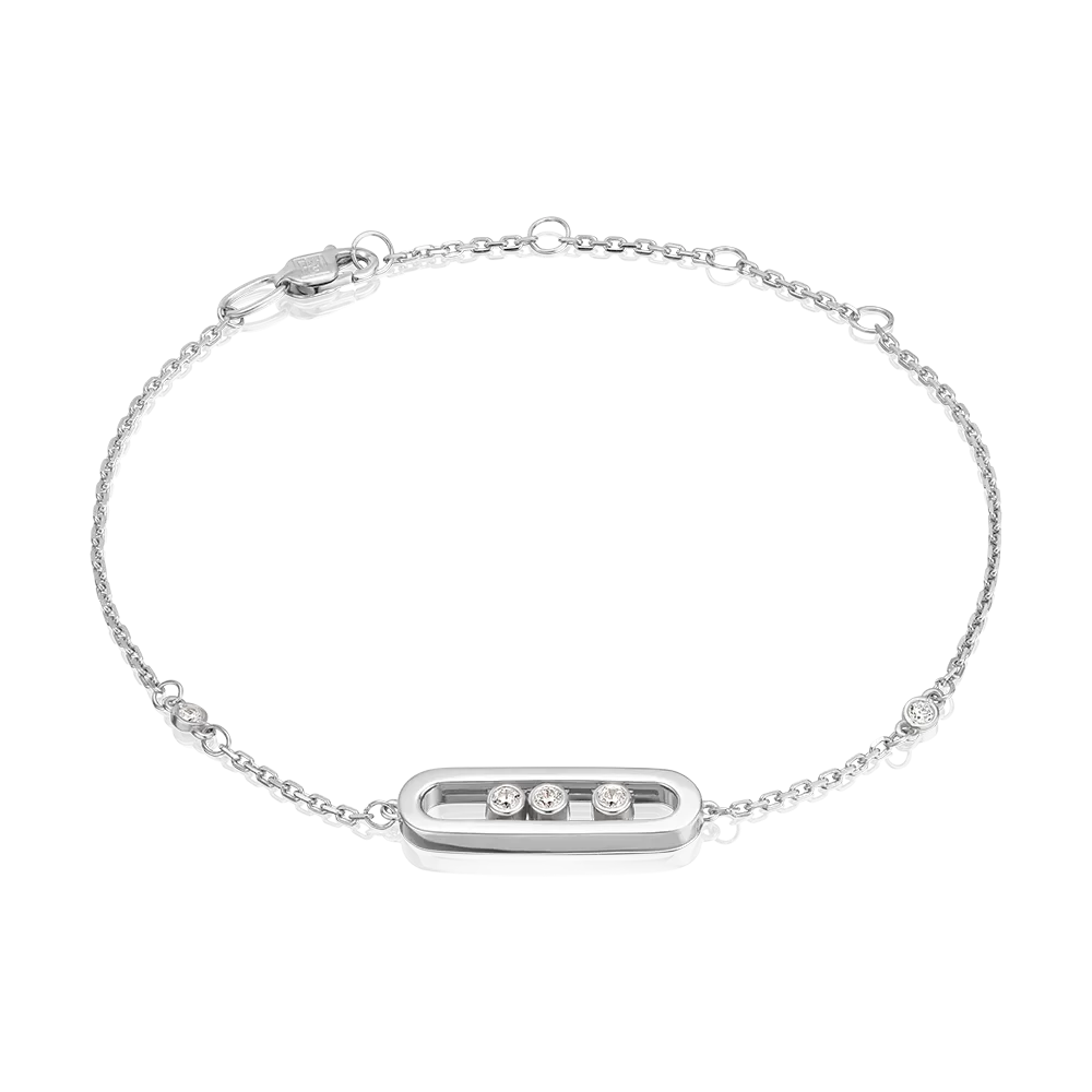 Браслет из белого золота с бриллиантами 05-0853-00-101-1120