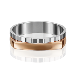 Обручальное кольцо из комбинированного золота 01-5183-00-000-1111