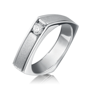 Кольцо из белого золота c бриллиантом 01-5133-00-101-1120-30