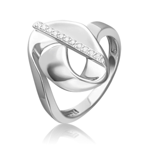 Кольцо из серебра с фианитом 01-5640-00-401-0200