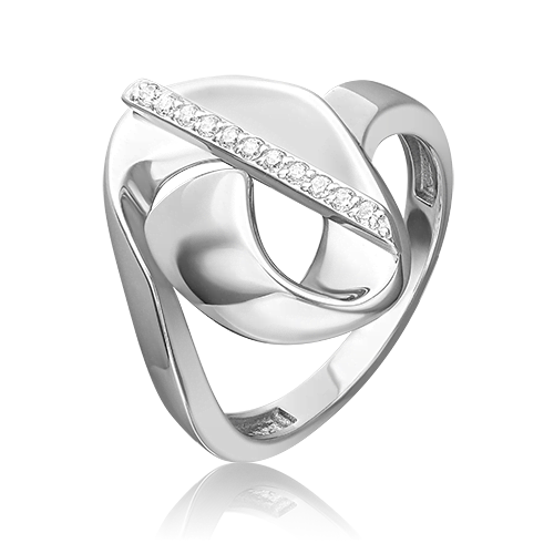 Кольцо из серебра с фианитом 01-5640-00-401-0200