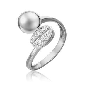 Кольцо из белого золота с топазом white 01-5563-00-201-1120