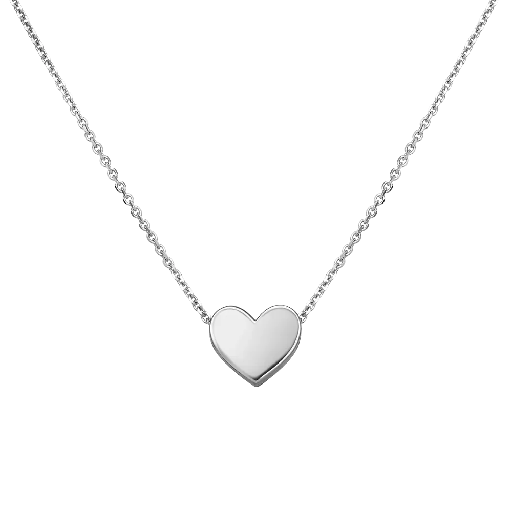 Колье «Сердце» из белого золота 07-0226-00-000-1120-42