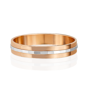 Обручальное кольцо из комбинированного золота 01-5689-00-000-1111