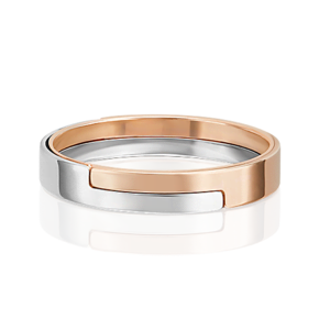 Обручальное кольцо из комбинированного золота 01-5675-00-000-1111