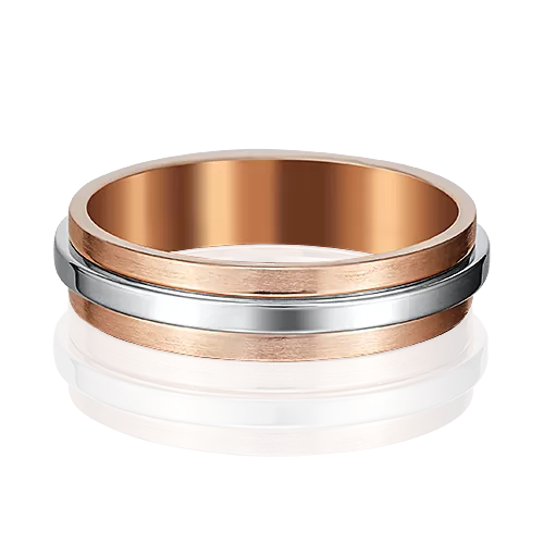 Обручальное кольцо из комбинированного золота 01-5116-00-000-1111-39