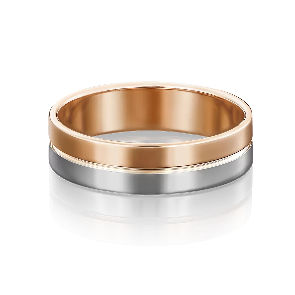 Обручальное кольцо из комбинированного золота 01-3459-00-000-1111-39