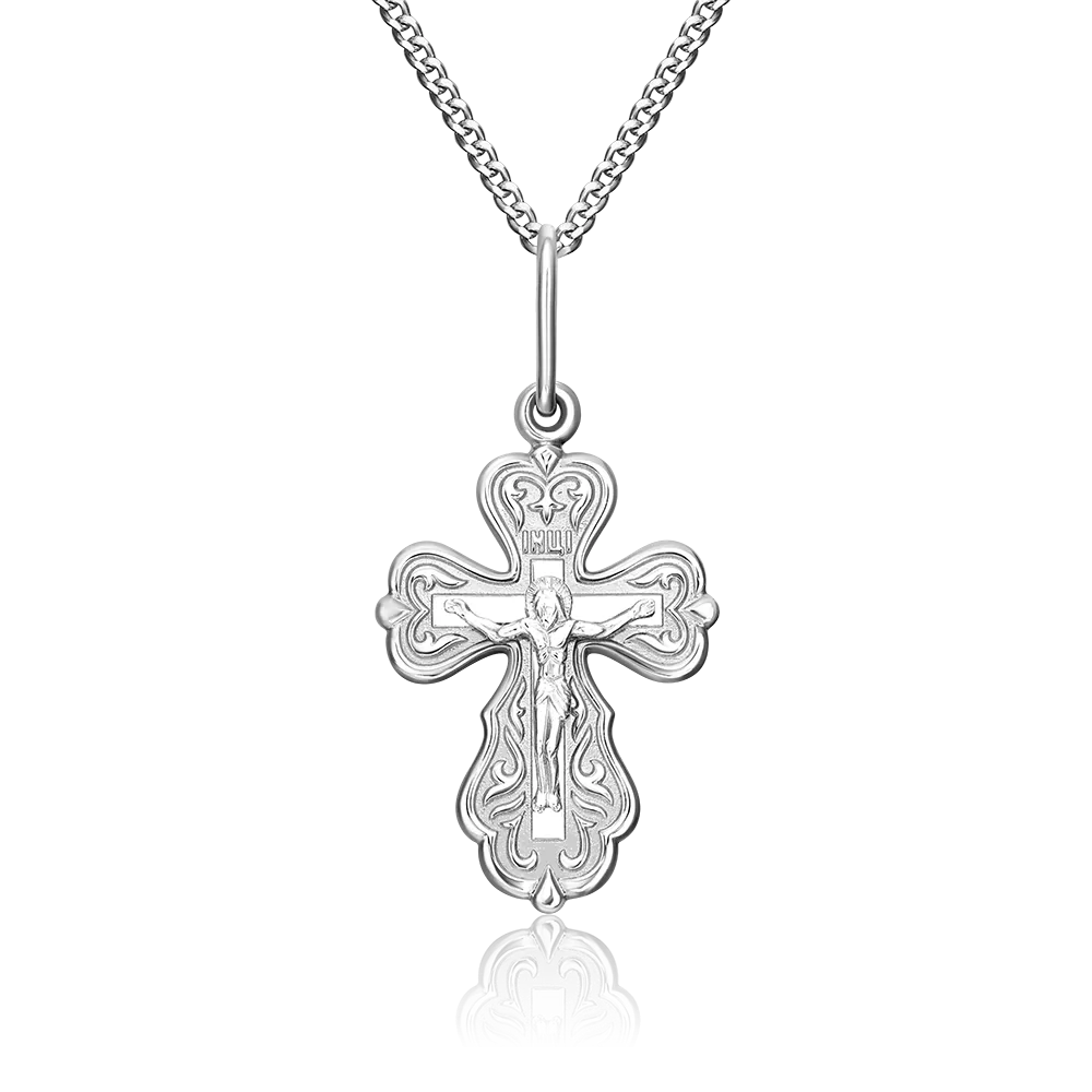 Комплект (крест на цепи) из серебра 15-0009-00-000-0200