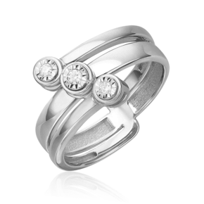 Кольцо из белого золота c бриллиантами 01-5740-00-101-1120