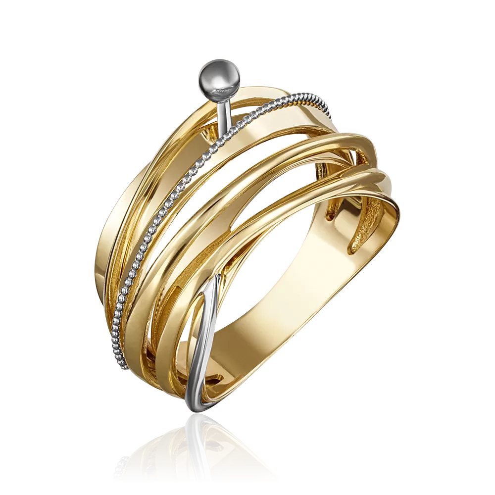 Кольцо из лимонного золота 01-5101-00-000-1130-48