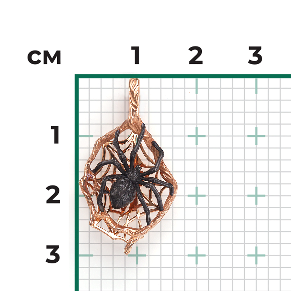 Подвеска «Паук» из красного золота 03-2920-00-000-1110-59 купить в  интернет-магазине PLATINA