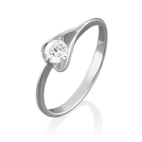 Кольцо из белого золота c бриллиантом 01-4969-00-101-1120-30