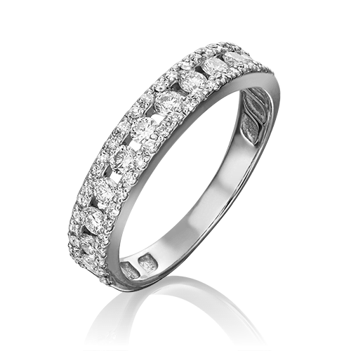 Кольцо из белого золота c бриллиантами 01-1501-00-101-1120-30