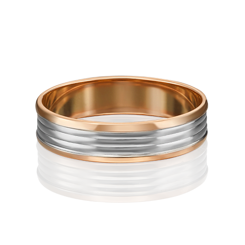 Обручальное кольцо из комбинированного золота 01-5417-00-000-1111-39