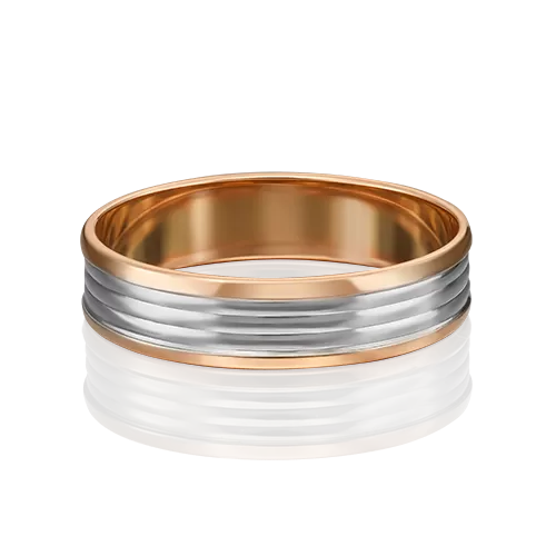 Обручальное кольцо из комбинированного золота 01-5417-00-000-1111-39