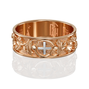 Обручальное кольцо из комбинированного золота 01-5400-00-000-1111-02