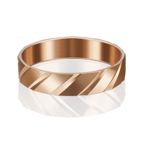 Обручальное кольцо из красного золота 01-4893-00-000-1110