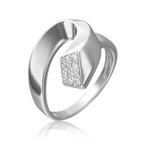 Кольцо из серебра с фианитом 01-5645-00-401-0200