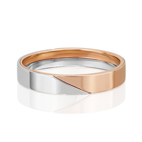 Обручальное кольцо из комбинированного золота 01-5676-00-000-1111