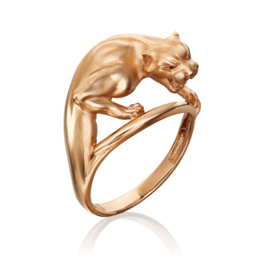 Кольцо «Пантера» из красного золота 01-5351-00-000-1110-48